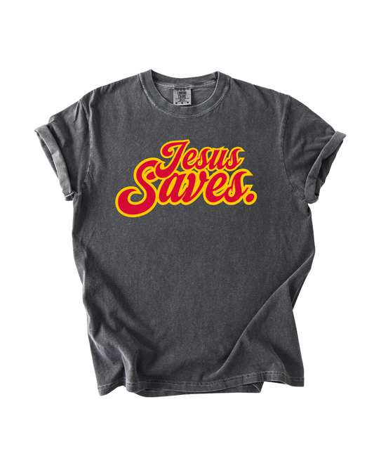 JESUS SAVES.